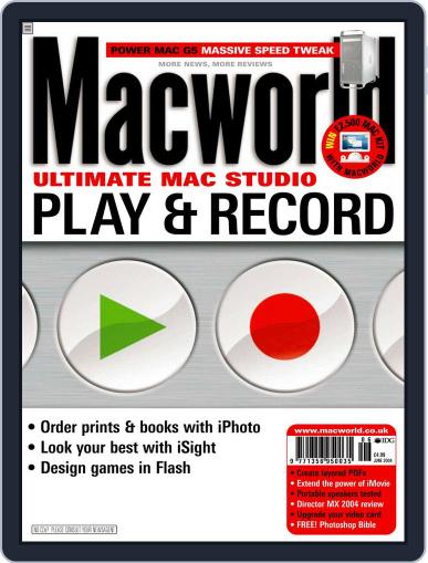 Macworld UK May 5th, 2004 Digital Back Issue Cover
