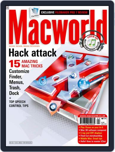 Macworld UK March 11th, 2004 Digital Back Issue Cover