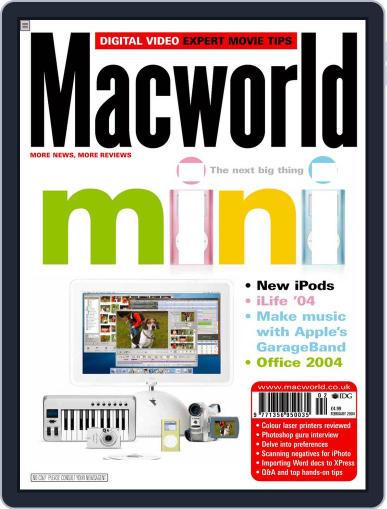 Macworld UK January 16th, 2004 Digital Back Issue Cover