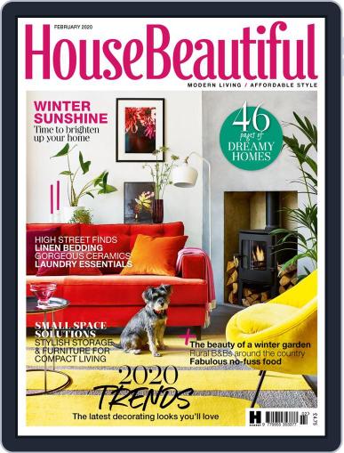 House Beautiful UK February 1st, 2020 Digital Back Issue Cover