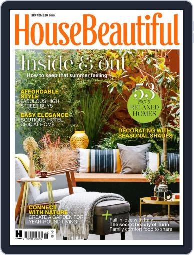 House Beautiful UK September 1st, 2019 Digital Back Issue Cover