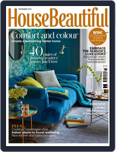 House Beautiful UK November 1st, 2018 Digital Back Issue Cover