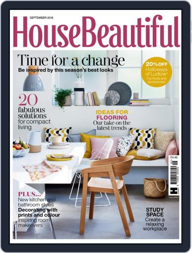 House Beautiful UK September 1st, 2018 Digital Back Issue Cover
