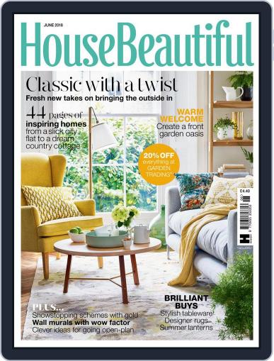 House Beautiful UK June 1st, 2018 Digital Back Issue Cover