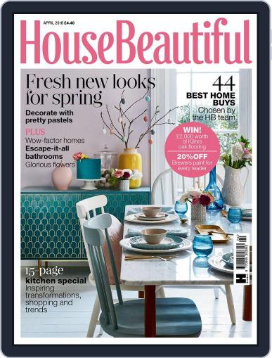 House Beautiful UK April 1st, 2018 Digital Back Issue Cover
