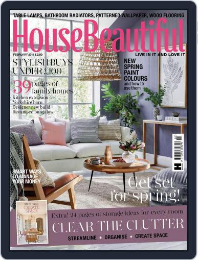 House Beautiful UK February 1st, 2018 Digital Back Issue Cover