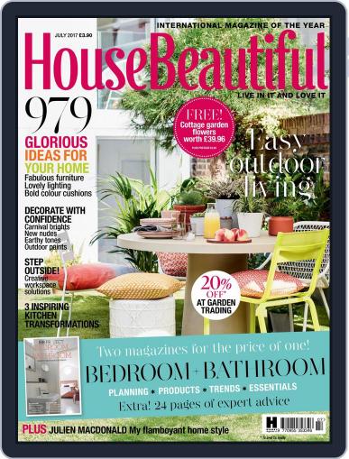House Beautiful UK July 1st, 2017 Digital Back Issue Cover