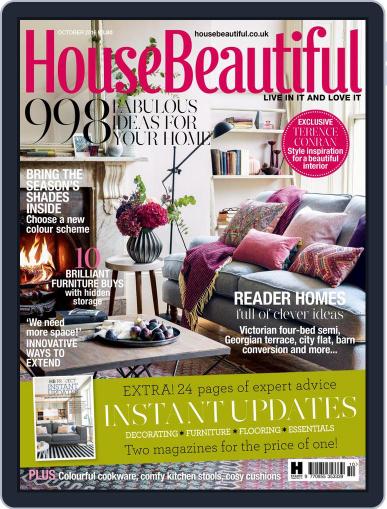House Beautiful UK October 1st, 2016 Digital Back Issue Cover