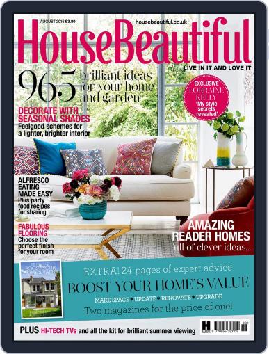 House Beautiful UK August 1st, 2016 Digital Back Issue Cover
