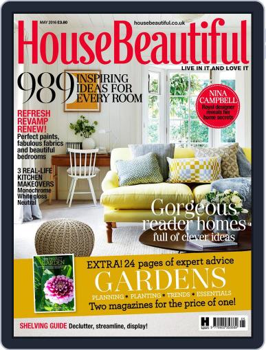 House Beautiful UK April 7th, 2016 Digital Back Issue Cover