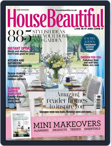 House Beautiful UK June 1st, 2015 Digital Back Issue Cover