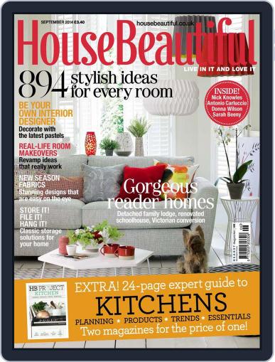 House Beautiful UK July 31st, 2014 Digital Back Issue Cover