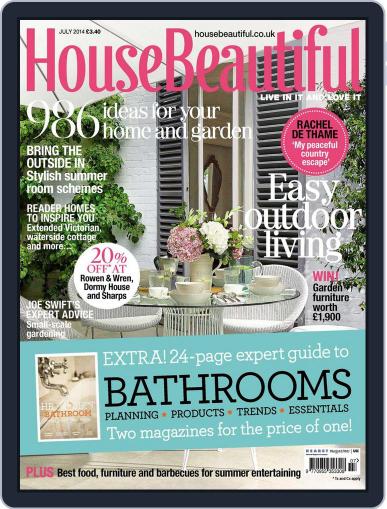 House Beautiful UK June 5th, 2014 Digital Back Issue Cover