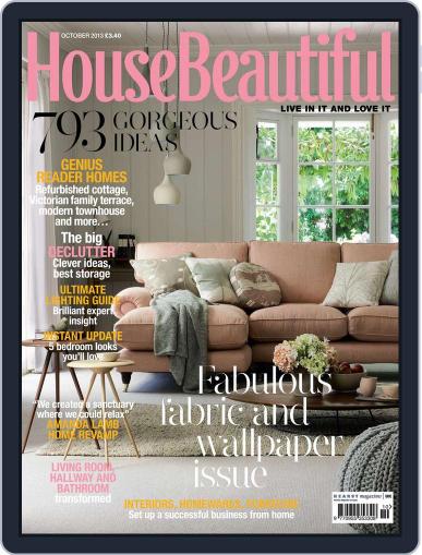 House Beautiful UK September 2nd, 2013 Digital Back Issue Cover