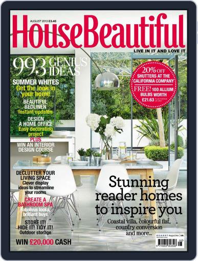 House Beautiful UK July 1st, 2013 Digital Back Issue Cover