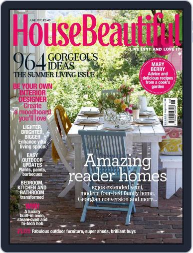 House Beautiful UK April 30th, 2013 Digital Back Issue Cover