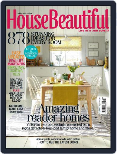House Beautiful UK January 30th, 2013 Digital Back Issue Cover