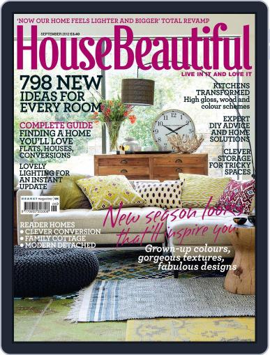 House Beautiful UK July 29th, 2012 Digital Back Issue Cover