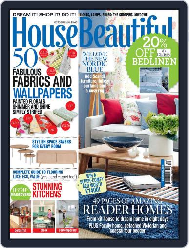 House Beautiful UK August 25th, 2011 Digital Back Issue Cover