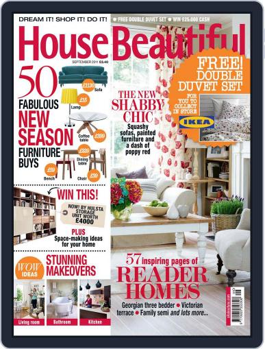 House Beautiful UK July 24th, 2011 Digital Back Issue Cover