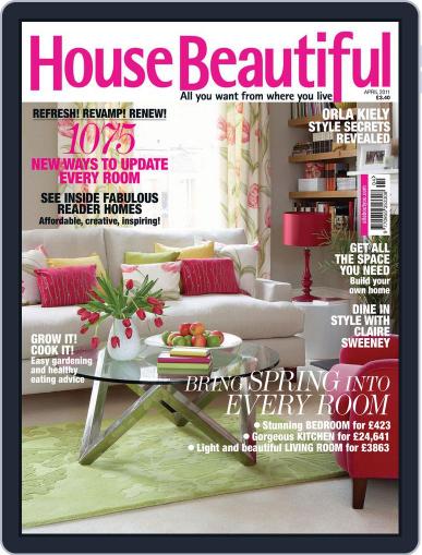 House Beautiful UK February 27th, 2011 Digital Back Issue Cover