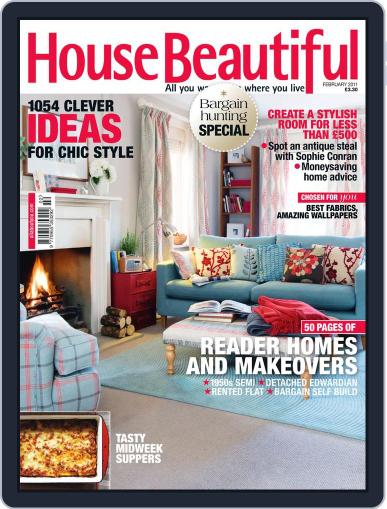 House Beautiful UK December 31st, 2010 Digital Back Issue Cover