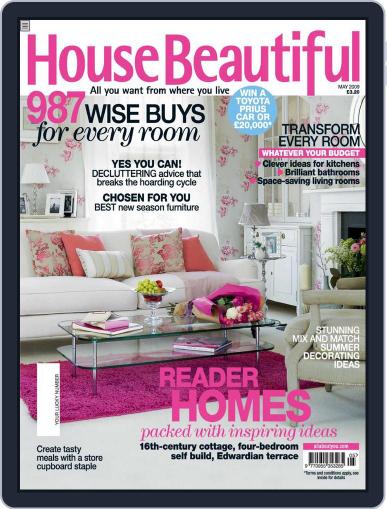 House Beautiful UK April 16th, 2009 Digital Back Issue Cover