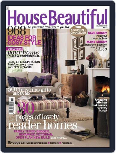 House Beautiful UK September 29th, 2008 Digital Back Issue Cover