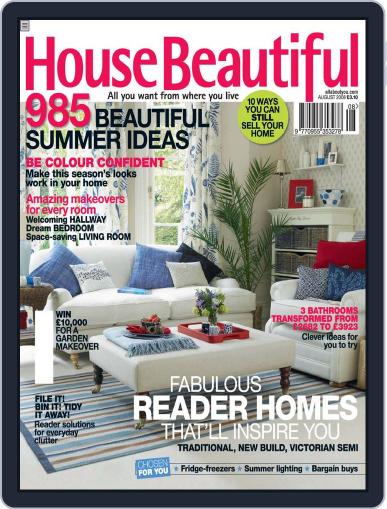 House Beautiful UK July 3rd, 2008 Digital Back Issue Cover