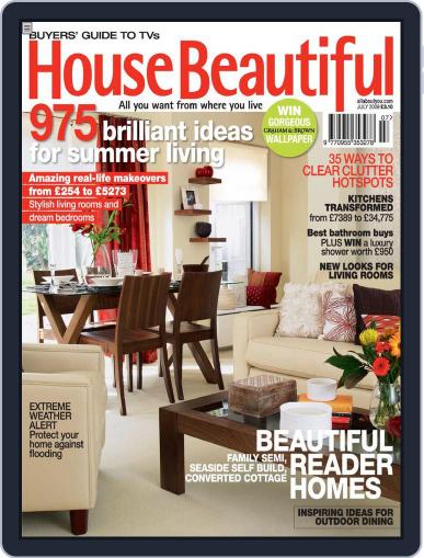 House Beautiful UK June 2nd, 2008 Digital Back Issue Cover