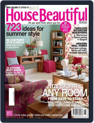 House Beautiful UK May 1st, 2008 Digital Back Issue Cover