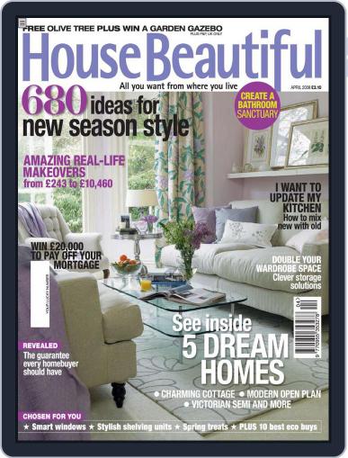 House Beautiful UK February 28th, 2008 Digital Back Issue Cover