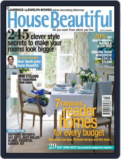 House Beautiful UK January 26th, 2008 Digital Back Issue Cover