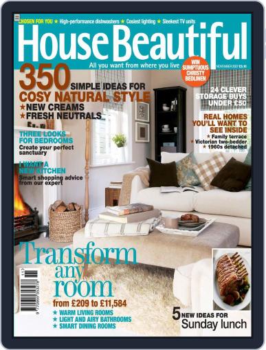 House Beautiful UK October 26th, 2007 Digital Back Issue Cover