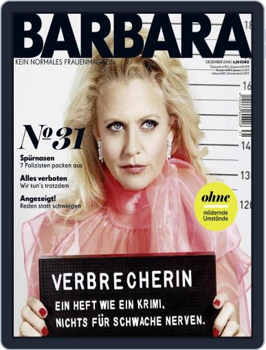 Barbara December 1st, 2018 Digital Back Issue Cover