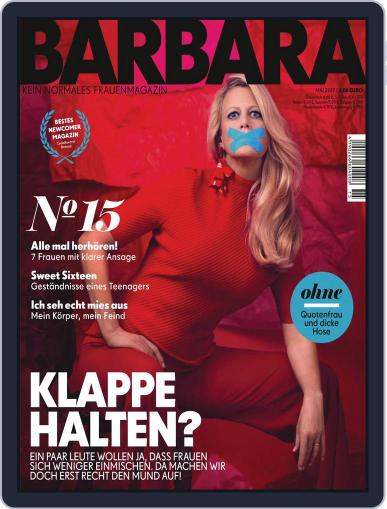 Barbara May 1st, 2017 Digital Back Issue Cover