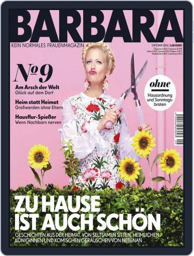 Barbara October 1st, 2016 Digital Back Issue Cover