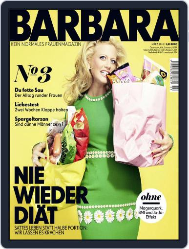 Barbara March 1st, 2016 Digital Back Issue Cover