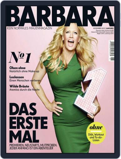 Barbara November 1st, 2015 Digital Back Issue Cover
