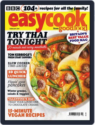 BBC Easycook February 1st, 2019 Digital Back Issue Cover