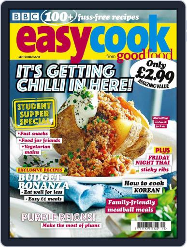 BBC Easycook September 1st, 2018 Digital Back Issue Cover