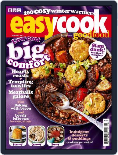 BBC Easycook January 1st, 2017 Digital Back Issue Cover