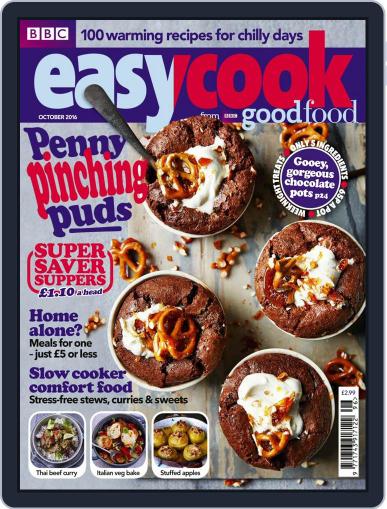 BBC Easycook October 1st, 2016 Digital Back Issue Cover