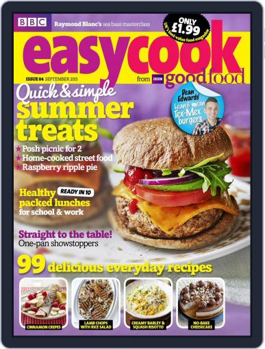 BBC Easycook August 1st, 2015 Digital Back Issue Cover
