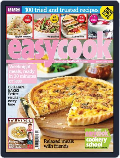 BBC Easycook August 30th, 2012 Digital Back Issue Cover