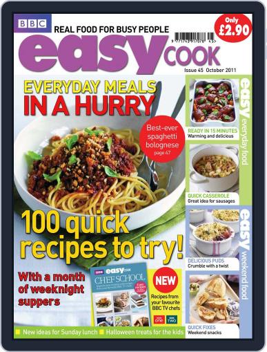 BBC Easycook August 30th, 2011 Digital Back Issue Cover
