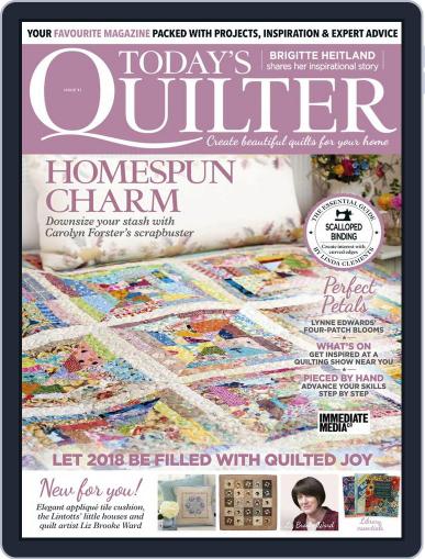Today's Quilter February 1st, 2018 Digital Back Issue Cover