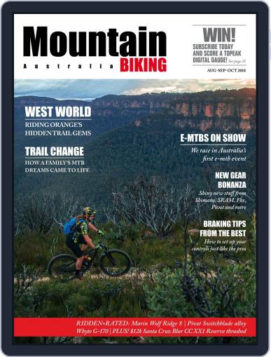 Mountain Biking Australia August 1st, 2018 Digital Back Issue Cover