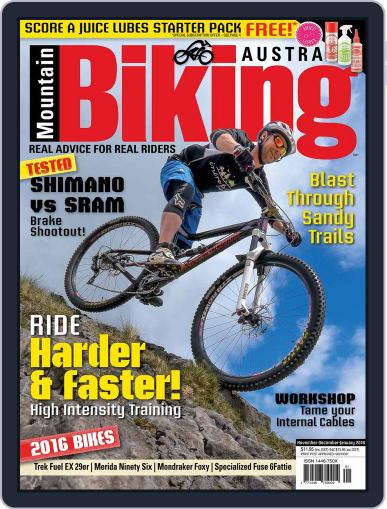 Mountain Biking Australia October 1st, 2015 Digital Back Issue Cover