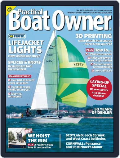 Practical Boat Owner October 9th, 2013 Digital Back Issue Cover